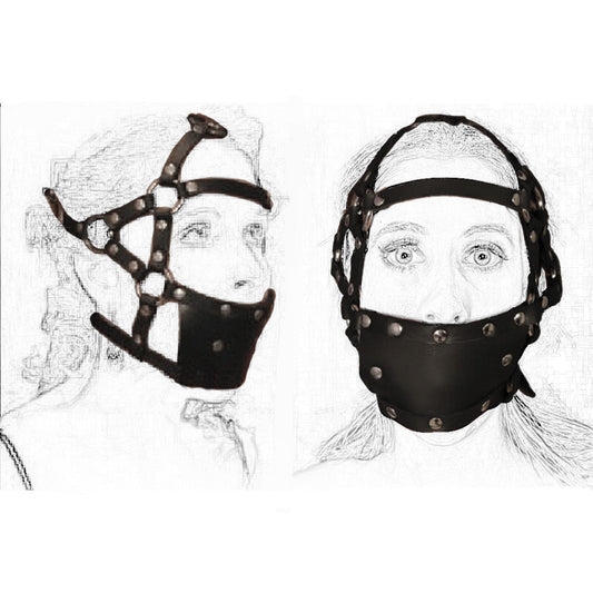 Reinforced Horse Harness Mask Female Products