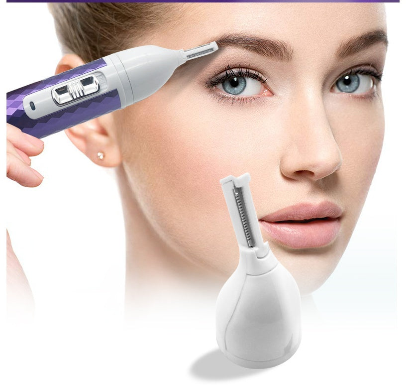 Portable Electric Razor For Women Body Nose Hair Trimmer Face Shavers Eyebrow Legs Armpit Bikini Hair Remover Women Epilator