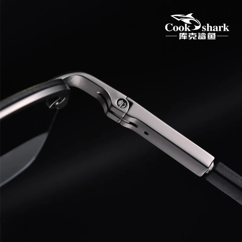 Cook shark men's sunglasses polarized driving driver glasses trend new color-changing day and night sunglasses men's models