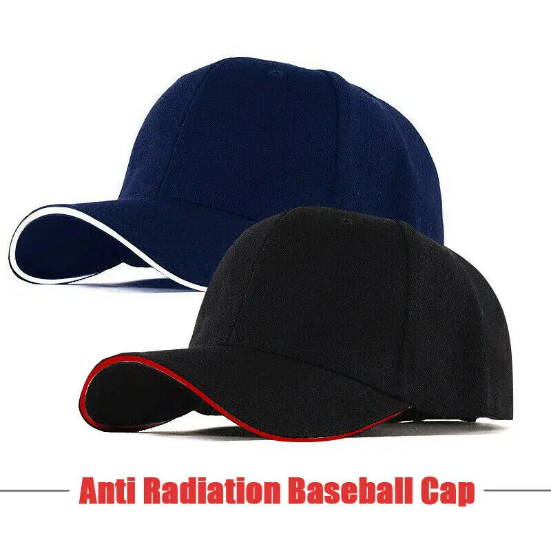 Anti Radiation Cap EMF Protection Hat RF/Microwave Protection Baseball Cap Unisex Rfid Shielding Hats
