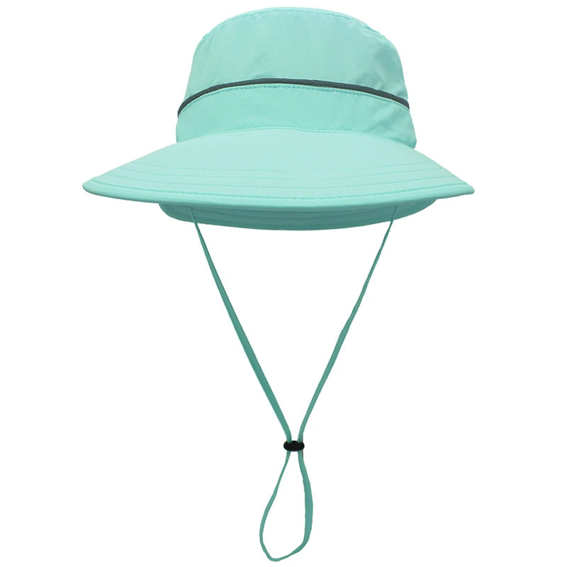 2023 Outfly Women's Travel Sun Hat Summer Breathable Quick Dry Big Eaves Hat Fashionable Beach Hat Men's Panama Hat