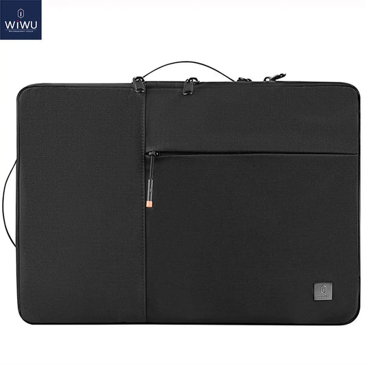 WIWU New Portable Laptop Sleeve 13 14 Double Layer Laptop Bag for MacBook Air 15 Air 13 2022 Case Waterproof Bag for Laptop 15.6