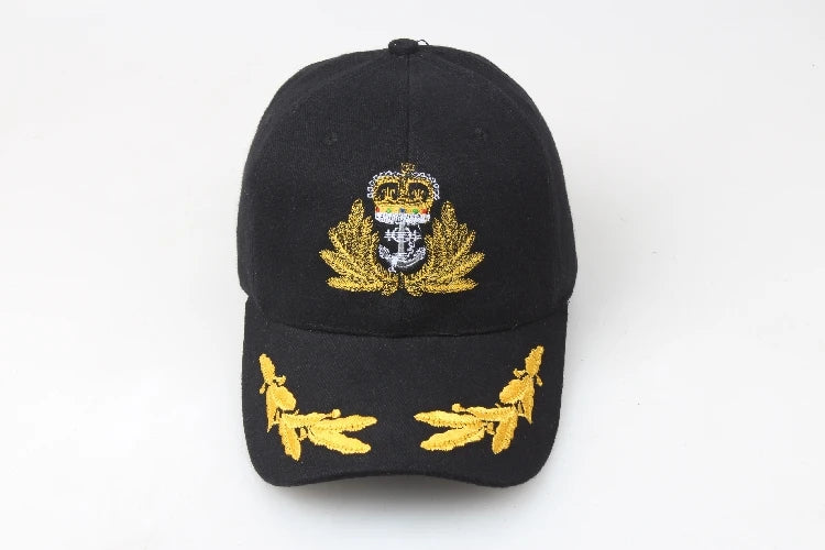 General Cap Officer Baseball Hat Ship Sailor Embroidered Baseball Caps Casual Fashion Camping Travel Sun Hat