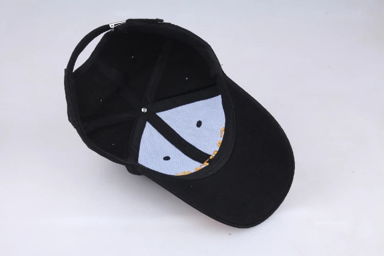 New Hot Embroidery Baseball Cap Men's Hip-hop Tide Hat Captain Black Hat American U.S Caps Sailor Outdoor Cap