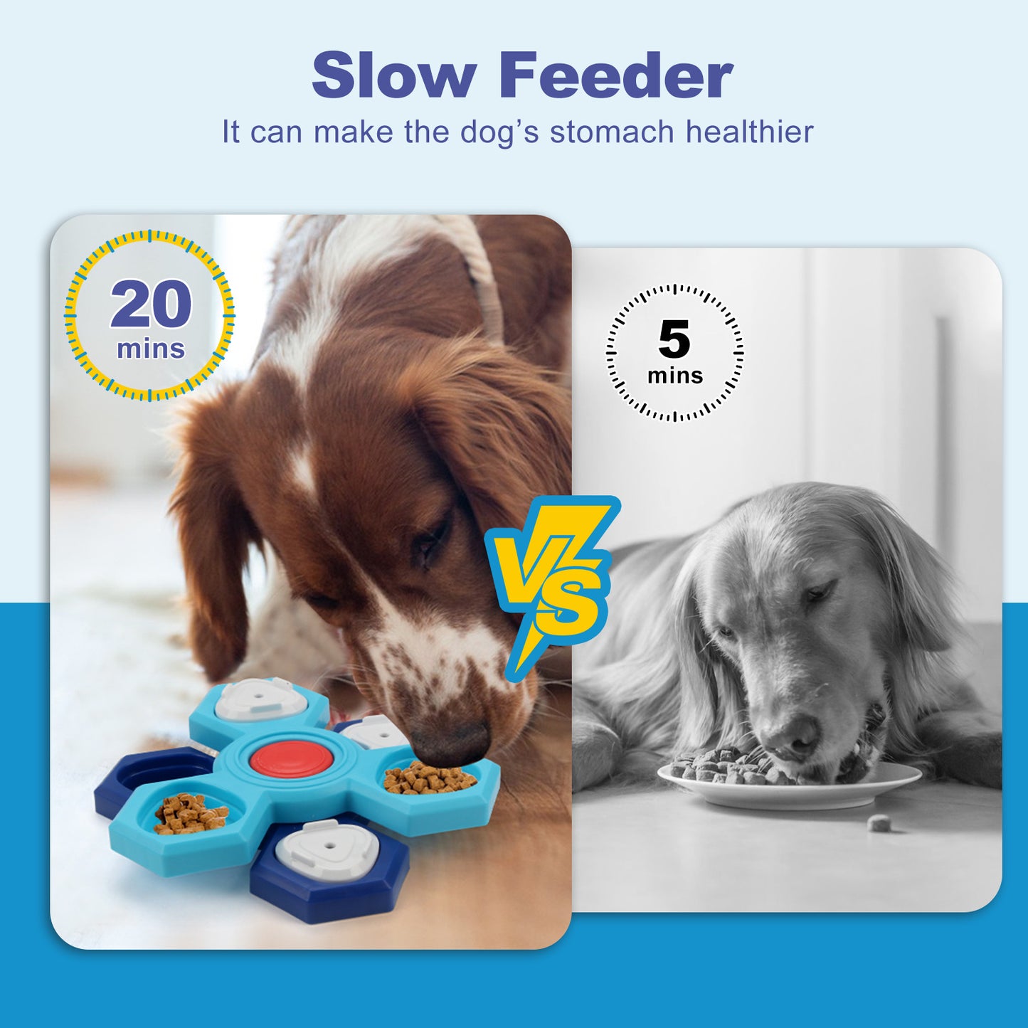4 Layers Slow Feeder Puzzle Dog Bowls Assemble Slow Eating Bowl For Dogs Non-slip Interactive Dog Puzzle Game Slow Bowl Pet Products