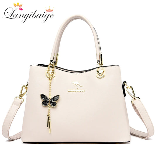 High Quality Soft Leather Bags Luxury Handbags Women Bags Designer Ladies Crossbody Shoulder Bag 2023 Casual Tote Bag Sac S Main