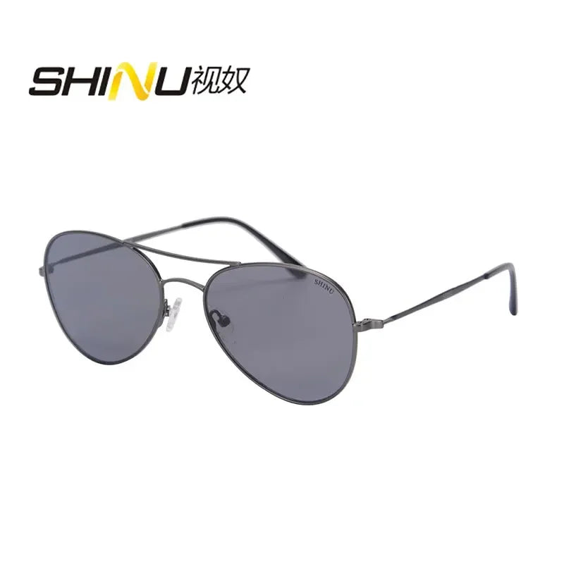 SHINU Brand Retro round Metal Sunglasses Women Men UV400 Eyeglasses Summer Eyewear Goggle Shade Fashion sunglasses 2024 for men