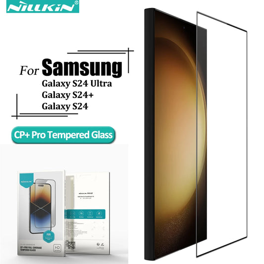 Nillkin For Samsung Galaxy S24 Ultra / S24+ Plus / S24 Tempered Glass Amazing CP+PRO Full Glue Fully Screen Protector