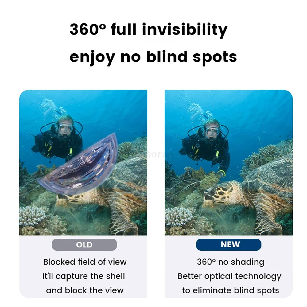 Dive Case For Insta360 X3 Waterproof Housing Cover Underwater 50M Protector Fully Invisible Diving Shell Camera Accessories