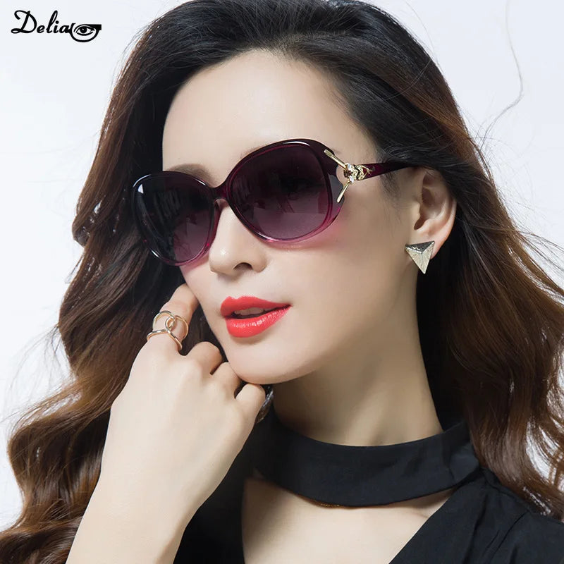 Classic Round Sunglasses Women UV Blocking Textured Sunglasses Gradient Black Outdoor Sunglasses Oculos Sol Feminino UV400