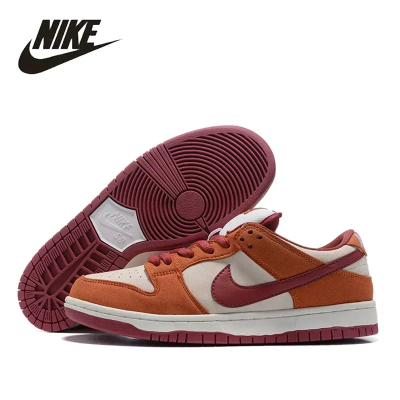 2024 Nike SB Dunk Low Pro Men's Skateboarding Shoes Pink Low Cut Outdoor Walking Jogging Women Sneakers Lace Up Athletic Shoes