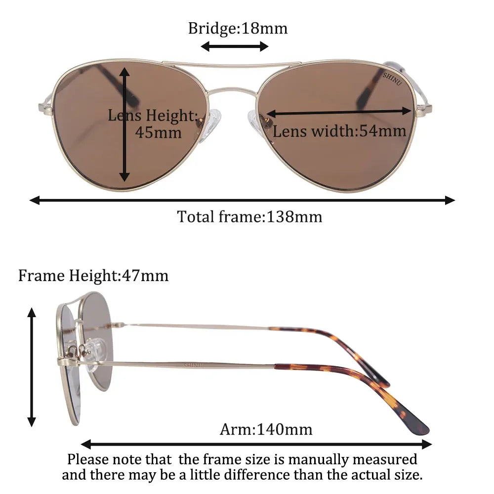 SHINU Brand Retro round Metal Sunglasses Women Men UV400 Eyeglasses Summer Eyewear Goggle Shade Fashion sunglasses 2024 for men