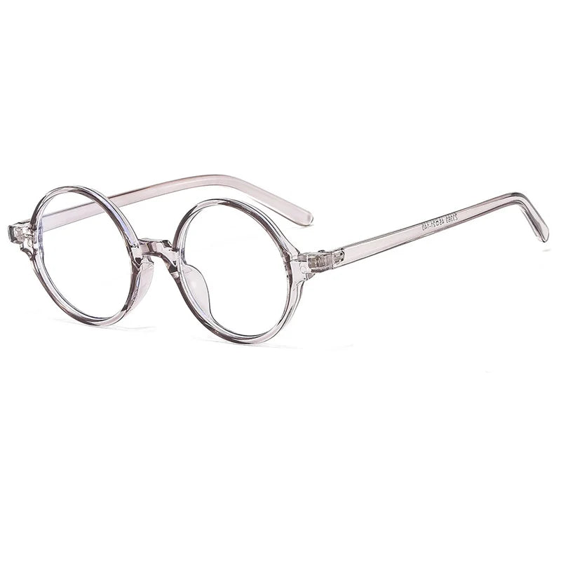KOCOLIO New Retro Leopard Round Reading Glasses for Men and Woman Full Frame Anti Blue Light Photochromic Presbyopia Glasses