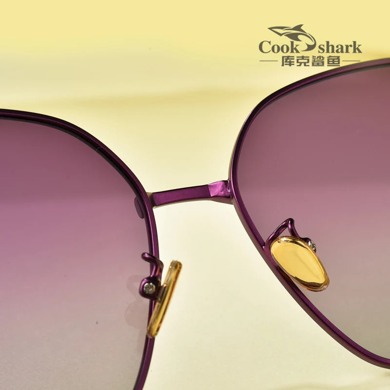 Cook polarized ladies sunglasses sunglasses UV-proof 2022 fashion tide sunscreen summer big face driving