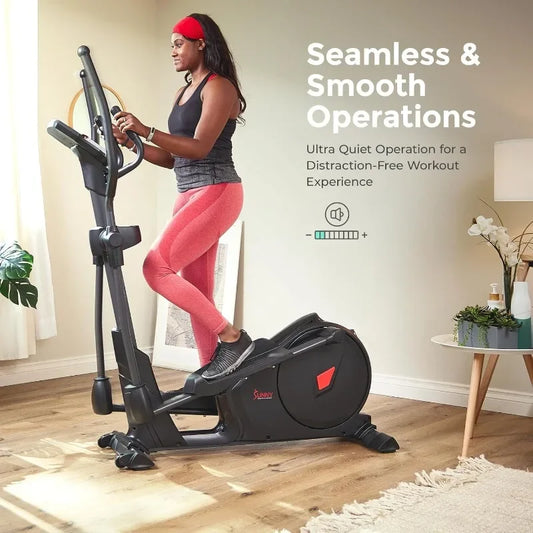 Elliptical Cross Trainer Exercise Machine, Full Body Low-Impact and 24-Unique Workout Modes with Exclusive App and Bluetooth
