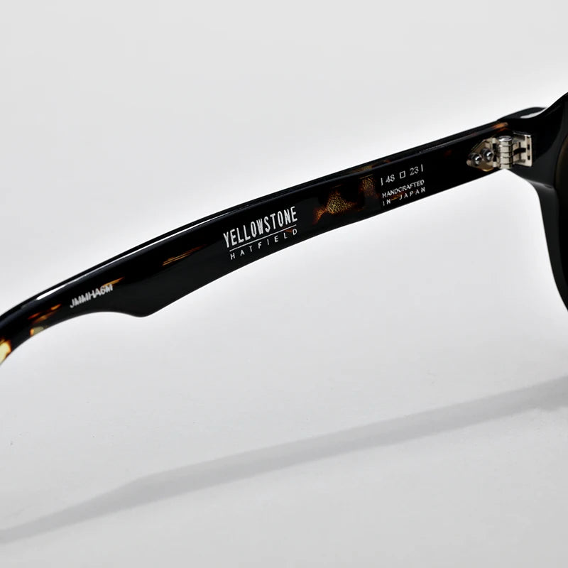 JMM YELLOWSTONE Designer brand UV400 personality sunglasses Vintage men oval glasses frame Trendy high quality sunglasses