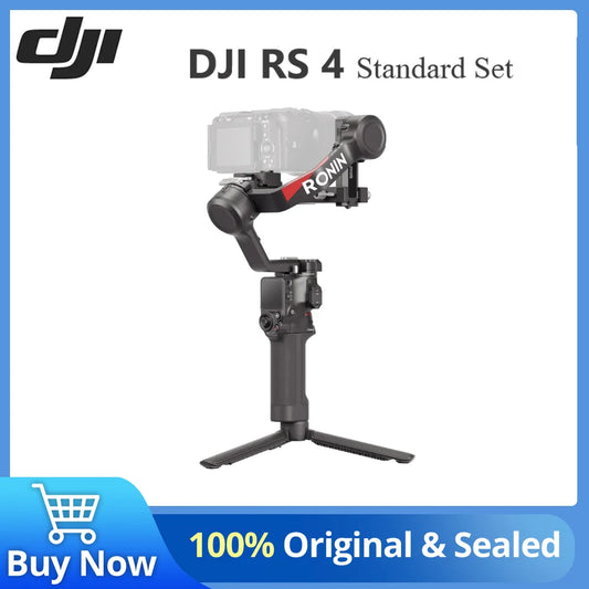 DJI RS 4 3-Axis Gimbal Stabilizer for DSLR and Mirrorless Cameras 2-Mode Switch Joystick, Camera Gimbal DJI Original In Stock