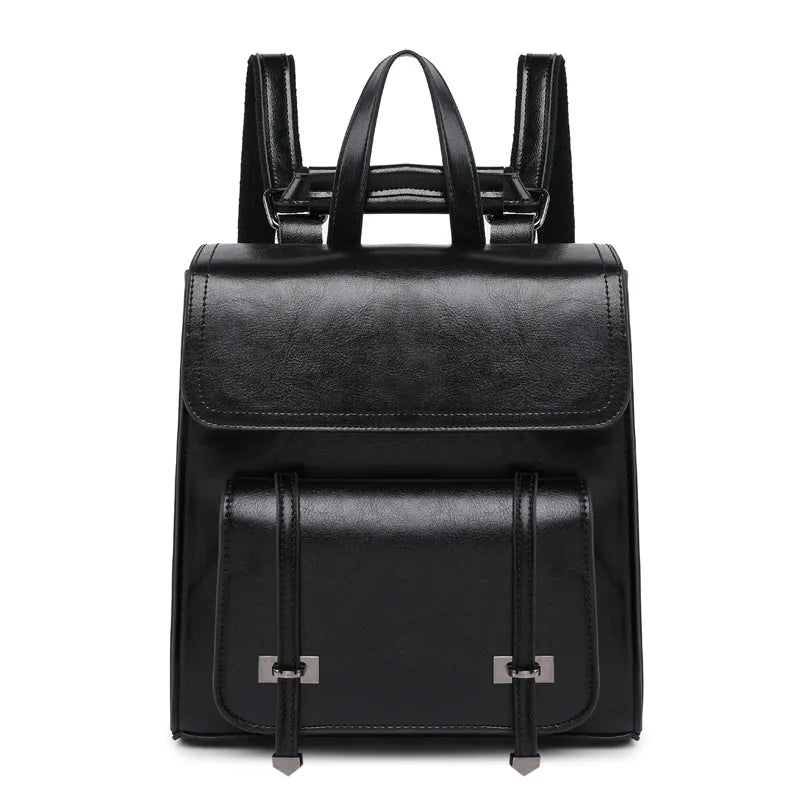 Women Backpack Cross body Laptop Bag Daypack Genuine Leather Travel Book School Female Cowhide Rucksack Shoulder Messenger Bags