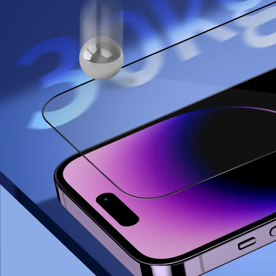 Original Blueo Sapphire for iPhone 15 pro MAX Screen Protector With Installation Tray For iPhone 15 Pro Screen Protector
