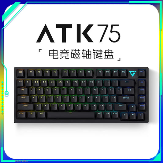 Vxe Atk Atk75 Mechanical Keyboard 68 Keys Magnetic Switch Keyboard E-Sports Gamer Rgb Backlit Gasket V Hub Gaming Pc Accessories