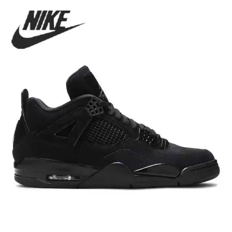 Nike Air Jordan 4 Denim AJ4 Breathable Men's New Arrival Authentic Basketball Shoes Sports Sneakers