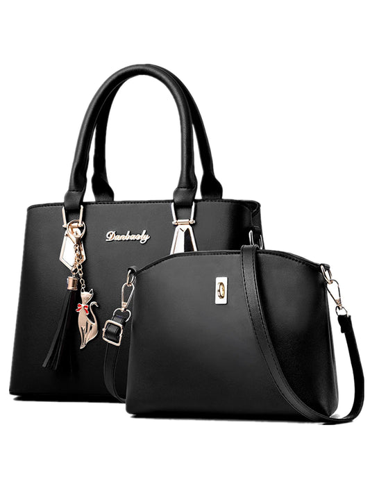 The new style handbag simple Korean version of women's handbag shoulder bag messenger bag bag bag mother bag