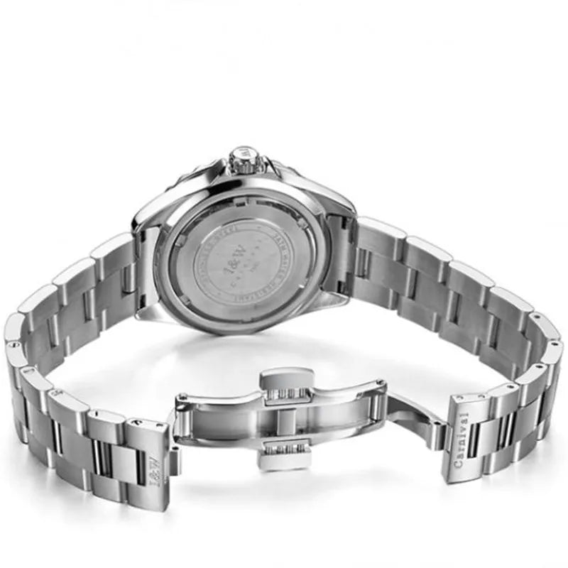 CARNIVAL Brand Fashion Watch for Women Ladies Luxury Diamond Girl Gift Quartz Wristwatch Waterproof Luminous Clock Reloj Mujer