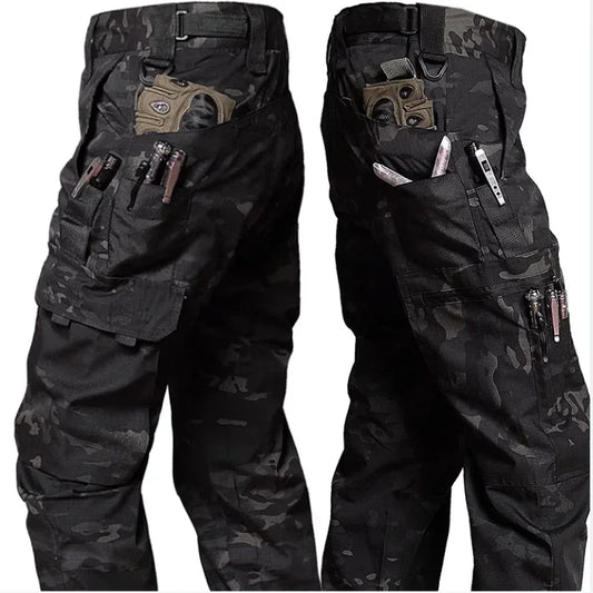2024 Tactical Pants Men Waterproof Waterproof pants men Combat Trousers Outdoor Multi-pocket Wear-resistant Cargo Pant