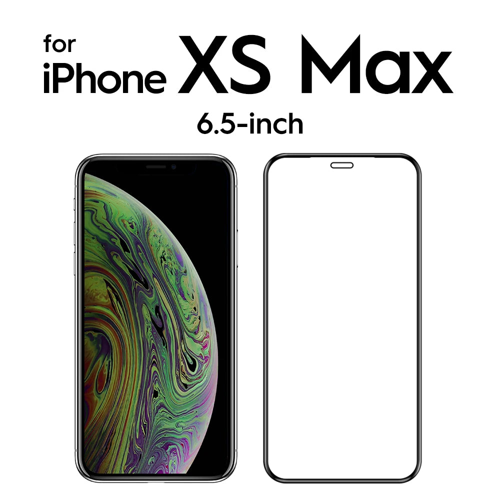 SmartDevil for iPhone 15 14 Full Cover Tempered Glass for iPhone 15 Pro Max 14 Pro 13 12 mini 11 XR HD Screen Protector