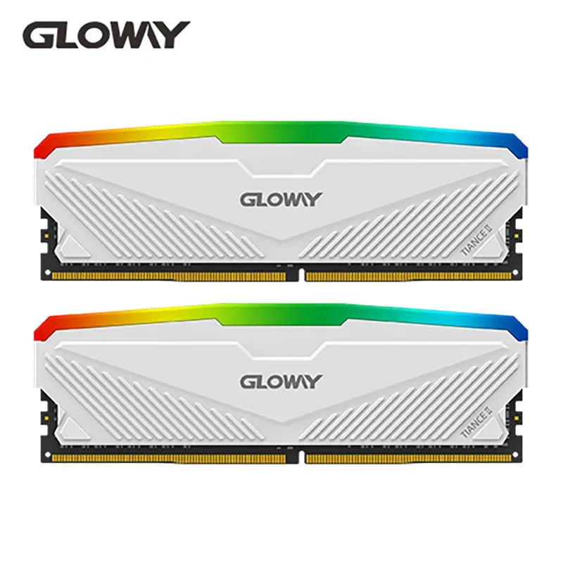 Gloway RGB Memoria Ram DDR4 16GB  8GB 3200MHZ 3600MHZ  UDIMM Dual Channel  Memory Desktop Ram Gaming High Performance Rams