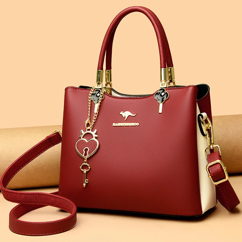3 layers Large Capacity Handbag High Quality Crossbody Shoulder Bags For Women 2023 New Bolsos Ladies Casual Tote Bag Sac A Main