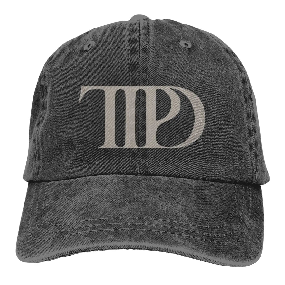 Baseball Caps The Tortured Poets Department TPD Logo Accessories Unisex Retro Distressed Denim April 19th New Album Headwear