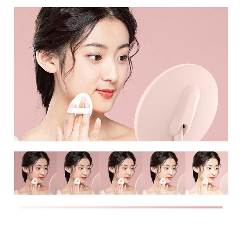 Foldable Led Magnifying Mirror Makeup Costway White Vanity Cosmetic Mirror USB Charging or Battery with Light Table Mirrors