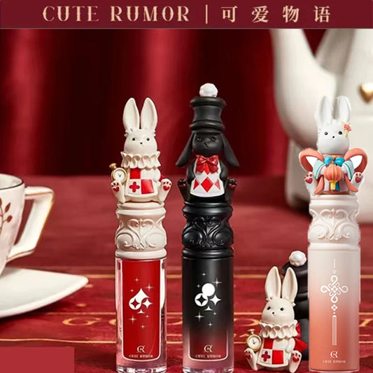 Cute Rumor Lipstick  Moisturizing Glitter Lip Gloss  Long Lasting Sexy Plumper Velvet Korean Makeup Tint Lips Lip Oil Cosmetic