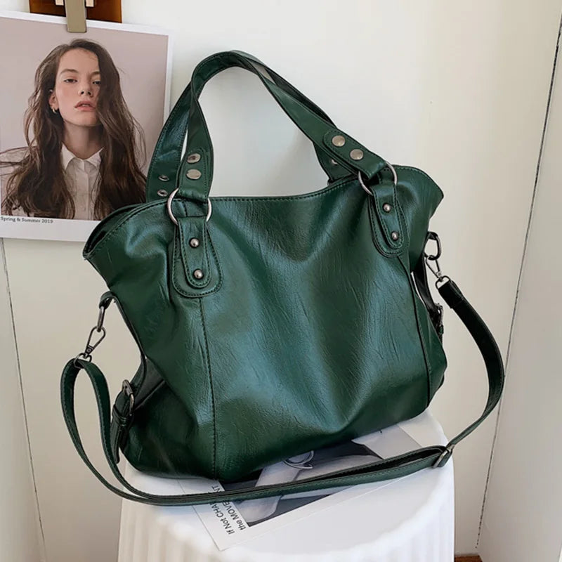 Large Totes Bag for Women 2023 New In Fashion Design High-capacity Leather Shoulder Side Bag Female Shopper Handbags wallet