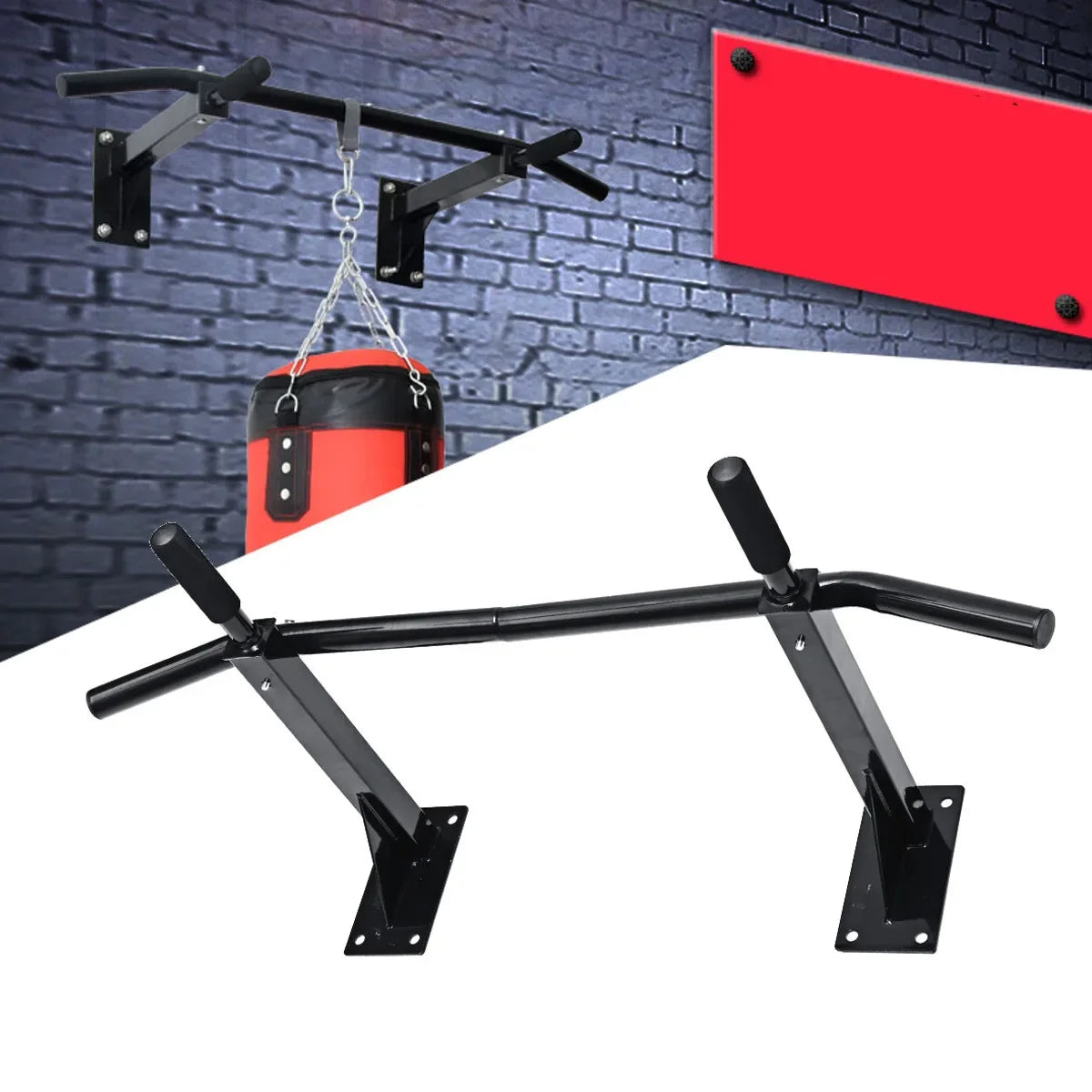 Pull Up Bar Gym Equipment Wall Pull-up Bar Sport Traction Bar Portable Fitness Equipments Exercise Wall Mounted Fitness Home