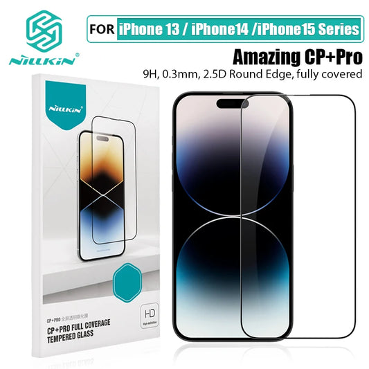 For iPhone 15 Pro Max Screen Protector NILLKIN CP+Pro /H+Pro Tempered Glass For iPhone 14 Pro Max / For iPhone 13 Pro Max