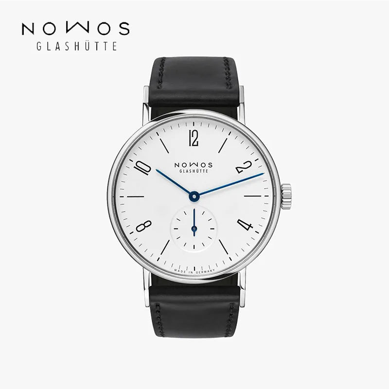 N0M0S 2024 Tangente167 German Manual Mechanical Watch Men's Neutral Watch with Blue Dial Automatic Watches for Men 26