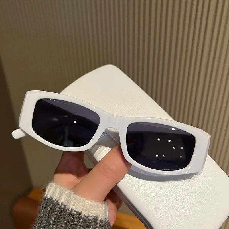 New Small Frame Square Sunglasses Women's Brand Designer Letters Candy Color Sun Glasses Men's Outdoor Hip-hop Eyewear UV400