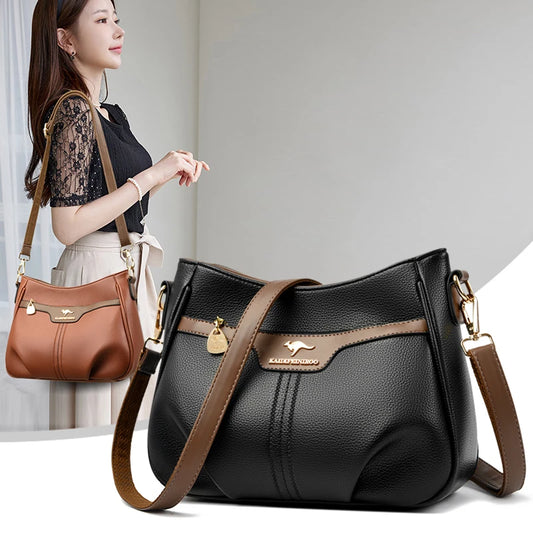 New Women'S Shoulder Bags New Korean Fashion Small Square Messenger Bag Handbag Color Zipper Versatile Shoulder Bags Wholesale