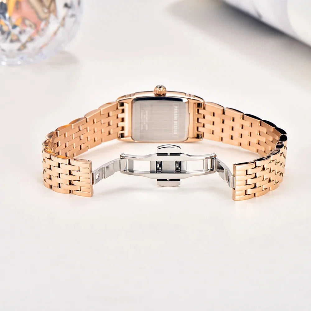 PAGANI DESIGN Luxury Fashion Women's Quartz Watch Swiss Ronda Movt Sapphire Stainless Steel Waterproof Clock Gift For Woman
