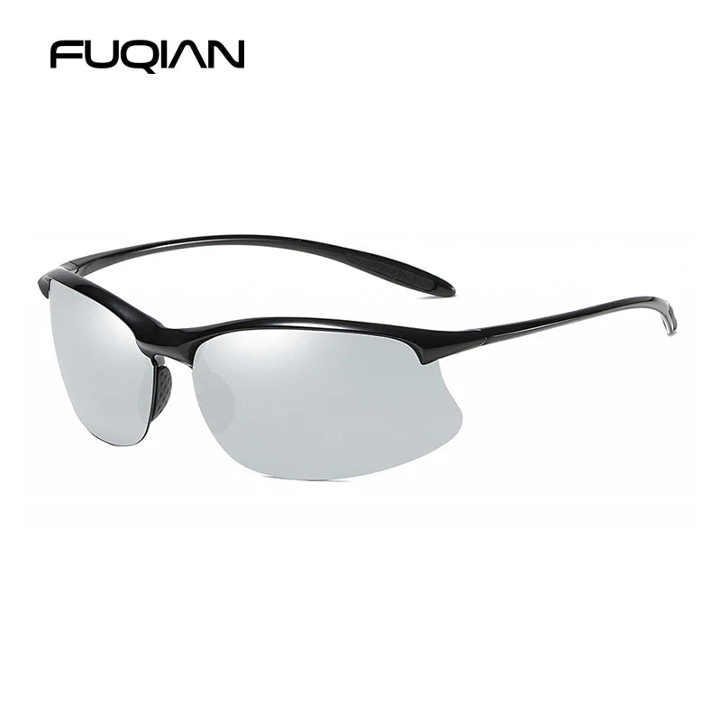 Ultralight Weight Sports Polarized Sunglasses Men Women TR90 Half Frame Fishing Sun Glasses Outdoor Driving Shades