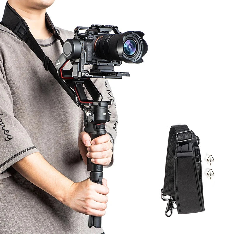 Neck Strap Handheld Gimbal Stabilizer Lanyard Thickened Widened Belt for DJI Ronin RS 2 /RSC 2 /RS 3 /RS 3Pro /RS 3 Mini