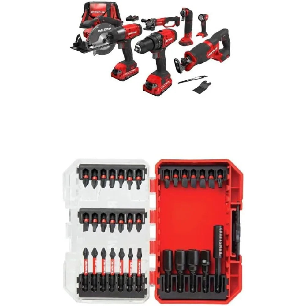 V20 Cordless Drill Combo Kit, 7 Tool (CMCK700D2)
