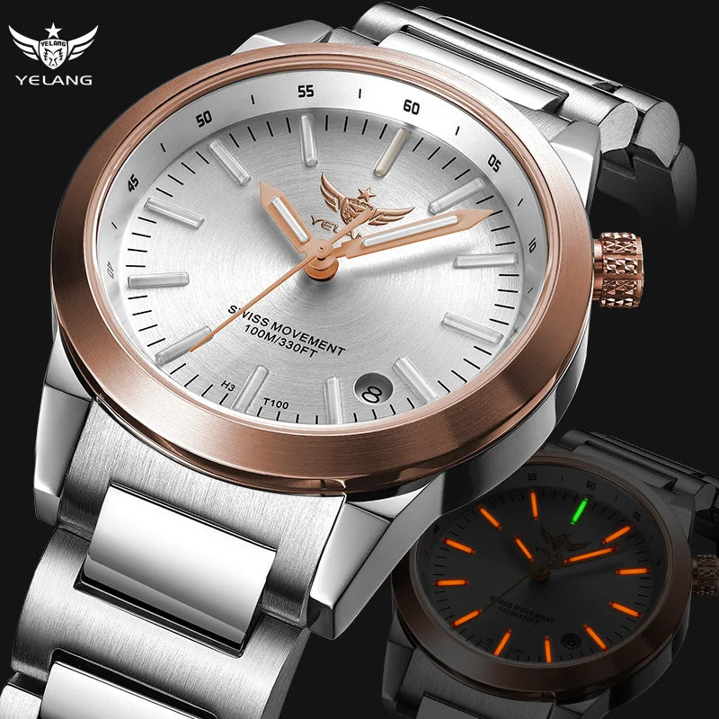 Yelang V1010 Women Watch Relogio Feminino Watch For Women Luxury CH515 100m Waterproof Montre Femmes Reloj Women's Wrist