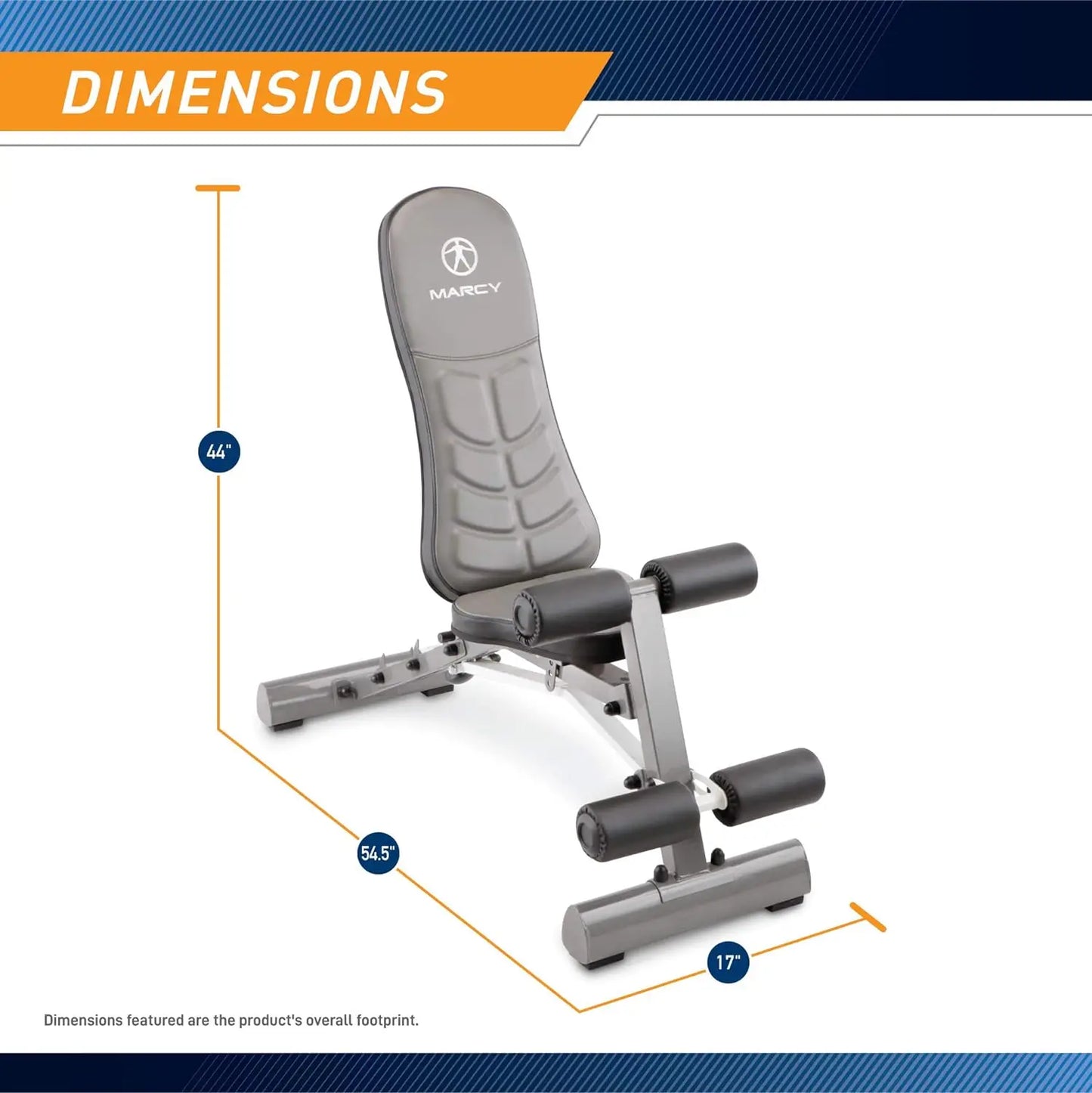 Foldable Utility Bench Gym Equipment - SB-10100 , Black Weights gym equipment Workout bench Fitness Foldable workout bench