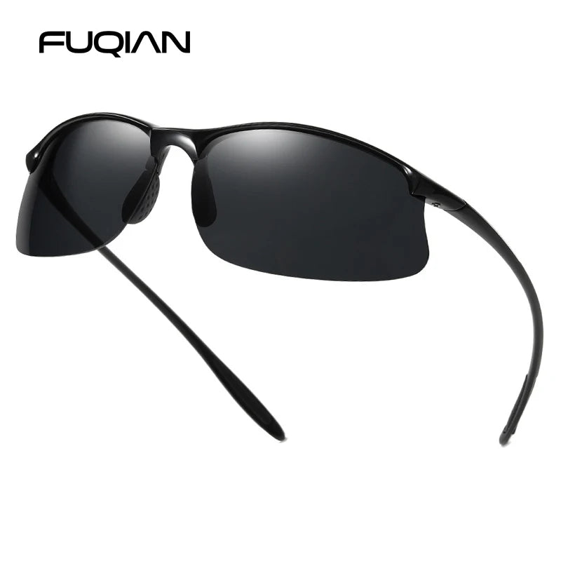 Ultralight Weight Sports Polarized Sunglasses Men Women TR90 Half Frame Fishing Sun Glasses Outdoor Driving Shades