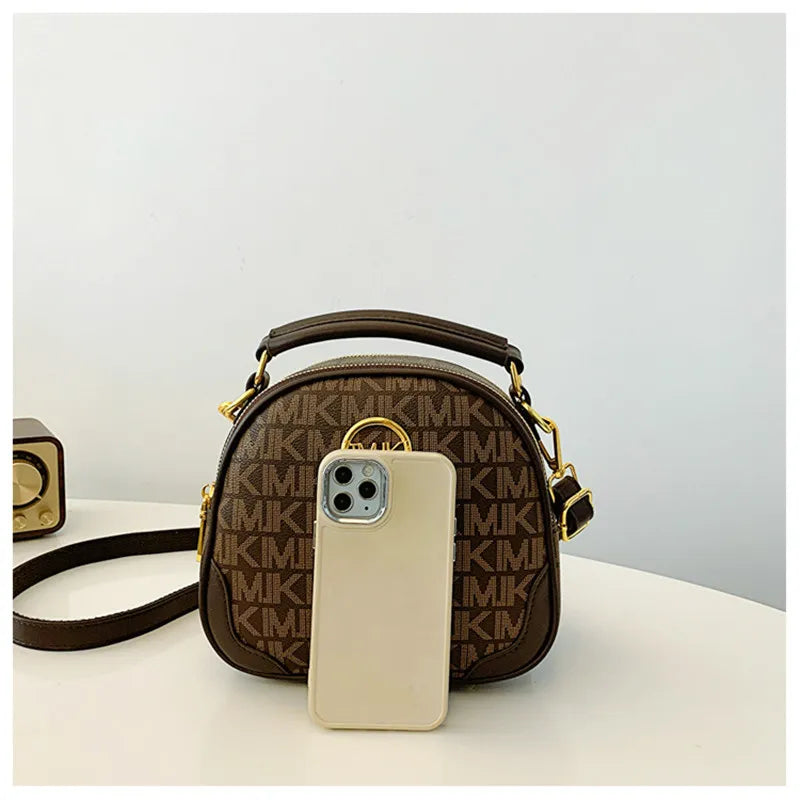 Crossbody Bag 2024 Hot Selling New Retro Luxury Printed Handheld Shoulder Bag Small Square Bag Popular Women's Bag Apple Bag