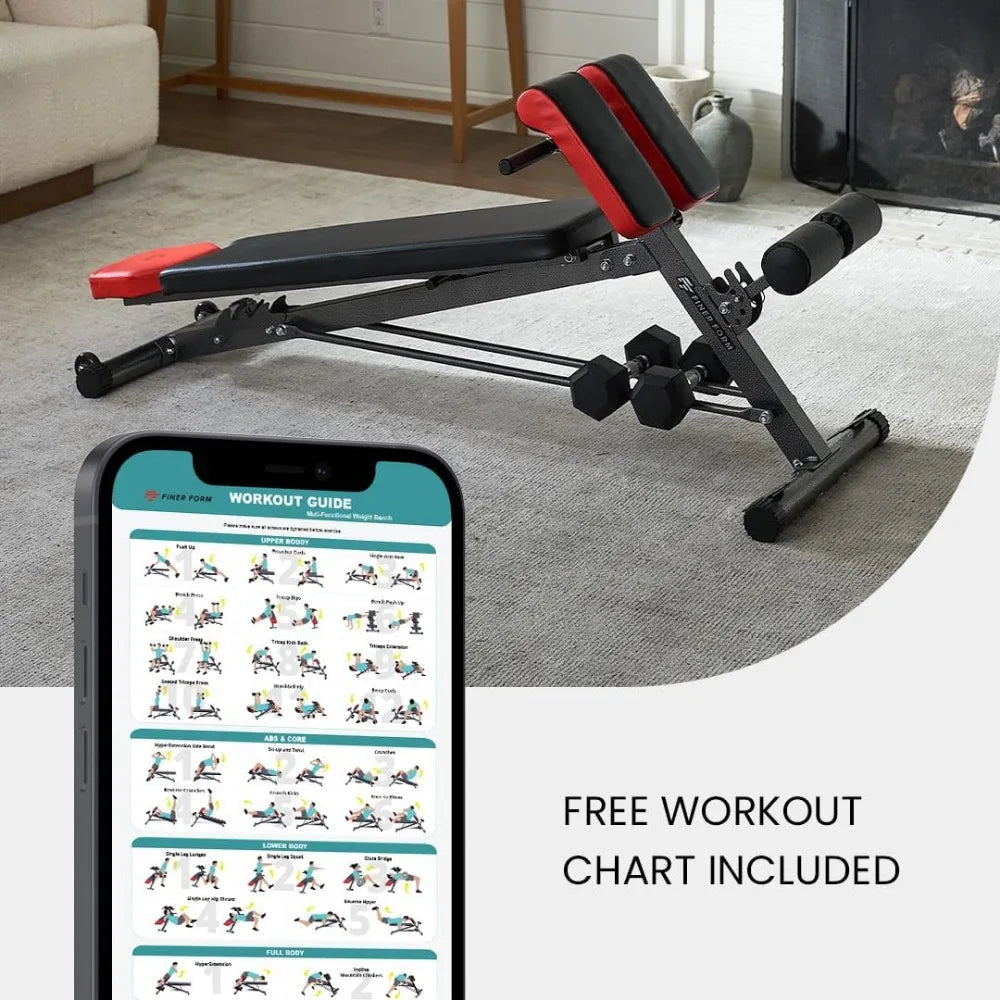 Multi-Functional Gym Bench for Full All-in-One Body Workout – Versatile Fitness Equipment for Hyper Back Extension