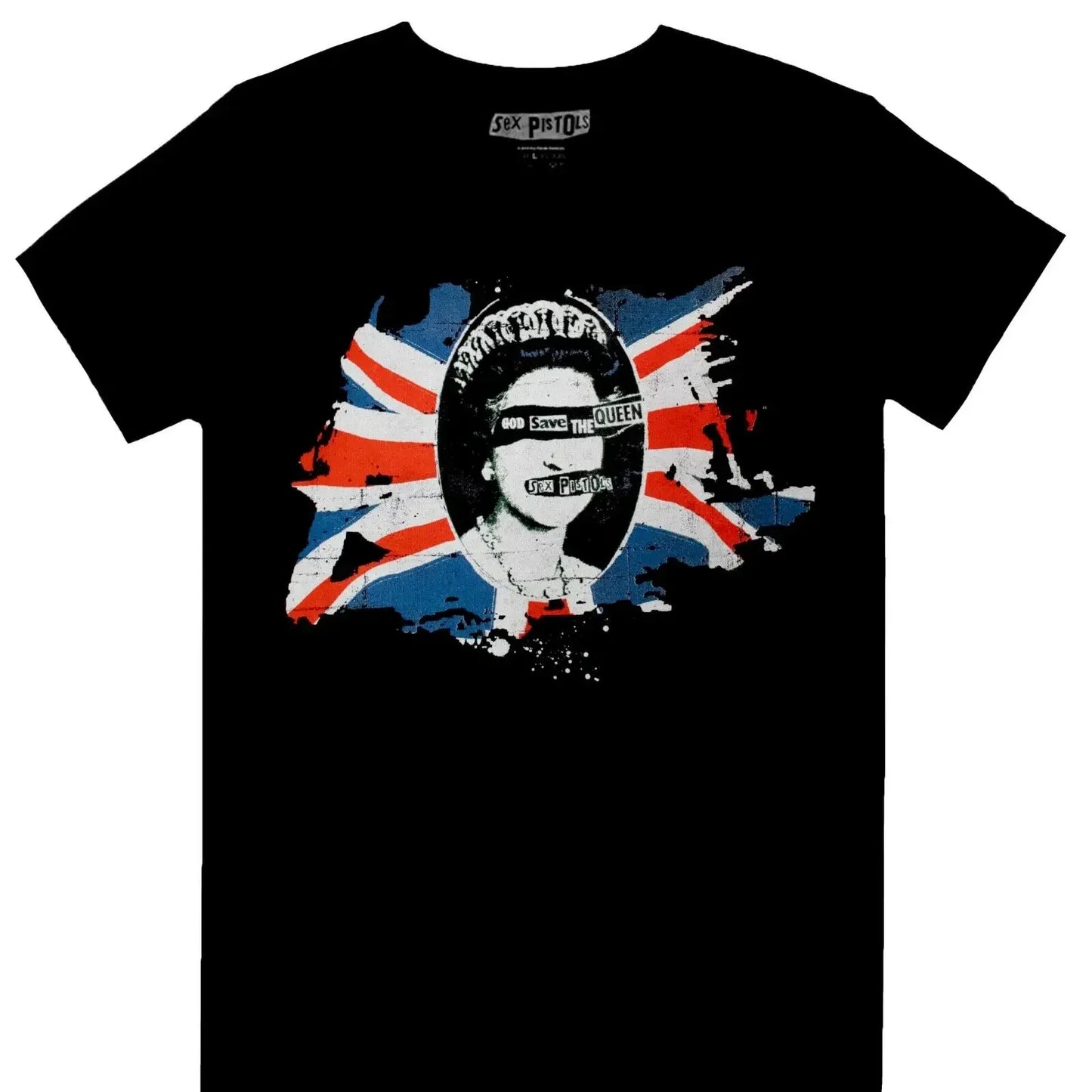 Sex Pistols - God Save The Queen Official Licensed T-Shirt 2024 High quality Brand T shirt Casual Printed 100% Cotton